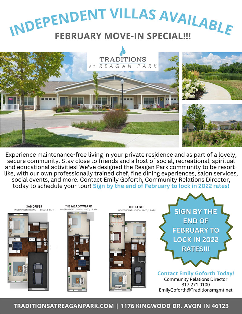Independent Living Villas February Move-In Special!