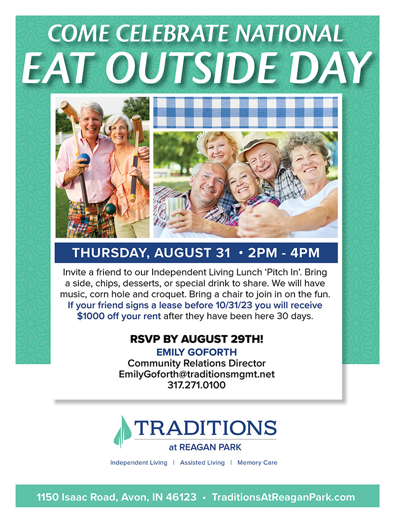 Come Celebrate National Eat Outside Day!